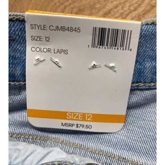 NWT MSRP $79 Calvin Klein Vintage Stright Light Blue Jeans Choose Size 12 - Picture 6 of 12